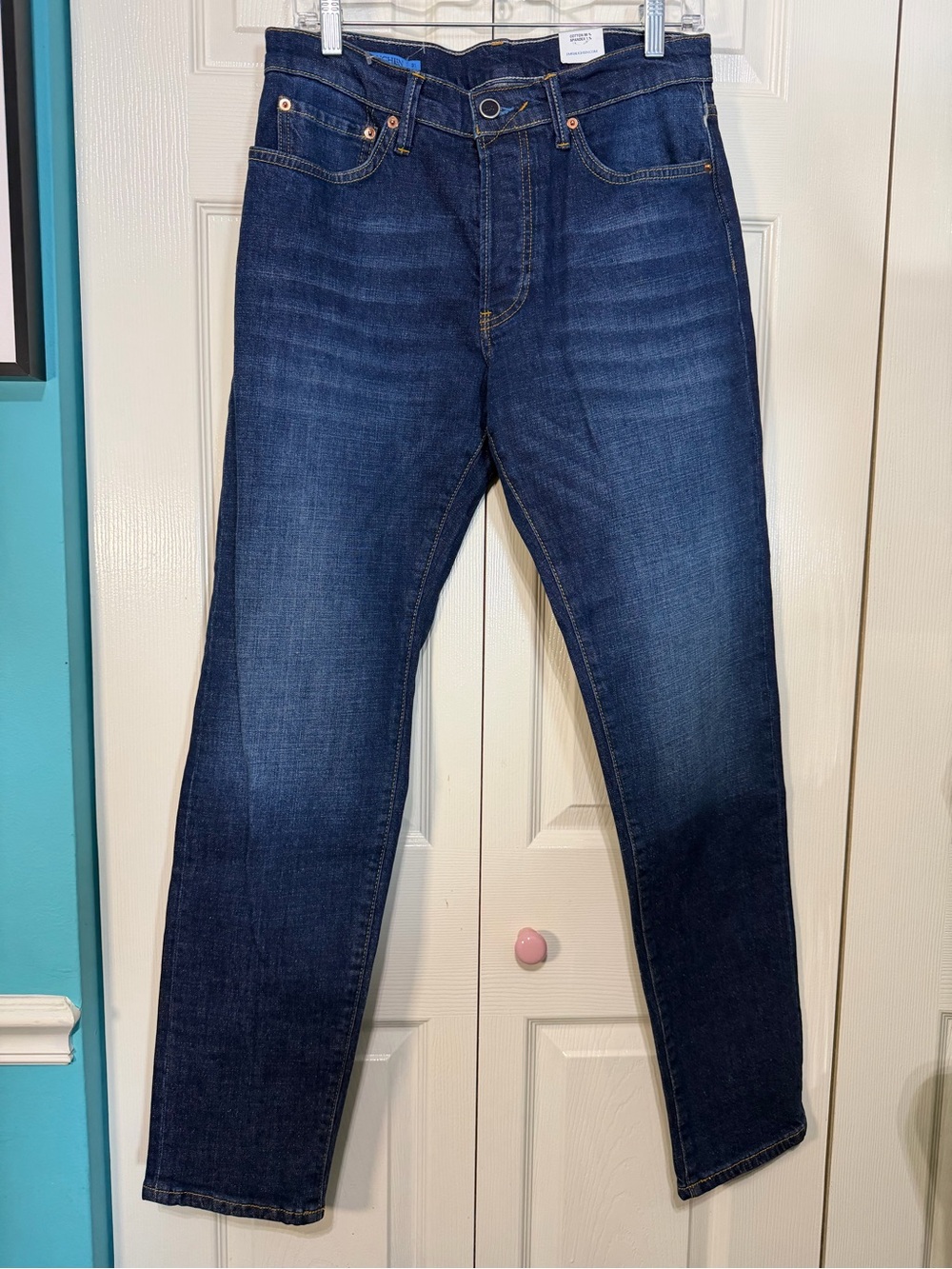 J McLaughlin Slim Dark‎ Blue Denim Jeans